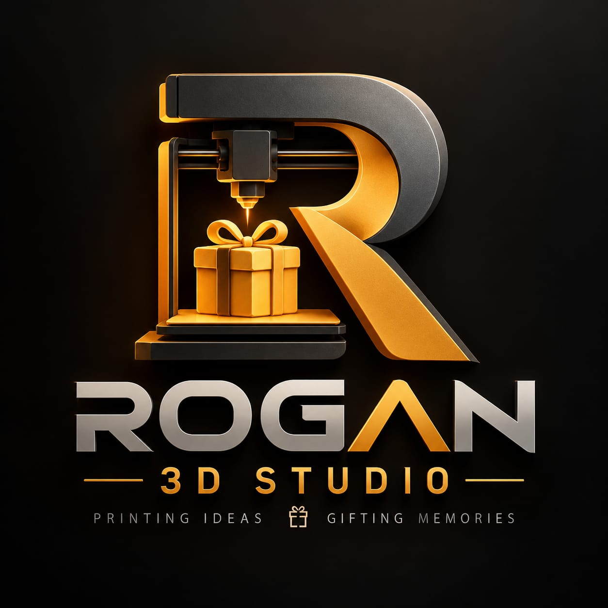 Rogan 3D Studio logo